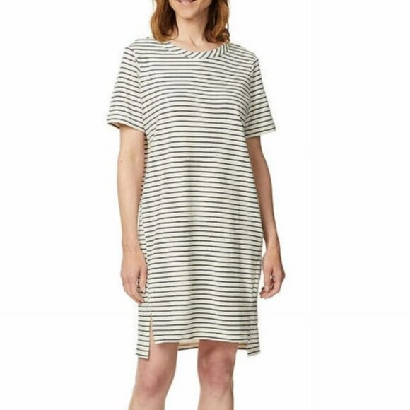Buffalo Ladies' Tshirt Dress Green Stripe - Picture 1 of 3